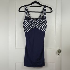 Land's End Underwire Swim Dress Size 6